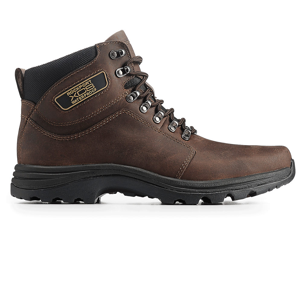 Rockport Boots For Mens Brown - Cold Springs Waterproof Elkhart - LM7109428